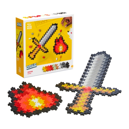 Plus-Plus Puzzle by Number - Adventure 250 pcs